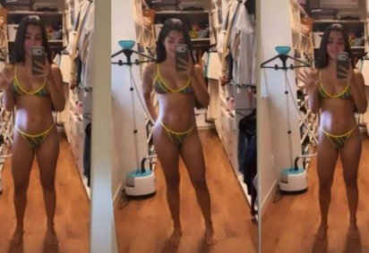 Ary Mirelle celebra transformação no corpo após gravidez -  (crédito: Observatorio dos Famosos) -Ary Mirelle celebra transformação no corpo após gravidez -  (crédito: Observatorio dos Famosos)