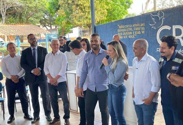 Celina Leão visita o Centro de Reintegração Deus Proverá, no Arapoanga -  (crédito: Davi Cruz/CB/D.A Press)