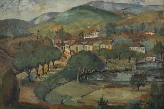 O quadro de Anita Malfatti pertence ao Museu Nacional da República
- (crédito: Divulgação) O quadro de Anita Malfatti pertence ao Museu Nacional da República
- (crédito: Divulgação)