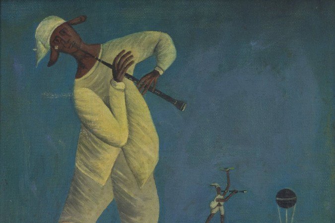 Pintura de Clóvis Graciano 
é uma das joias da coleção