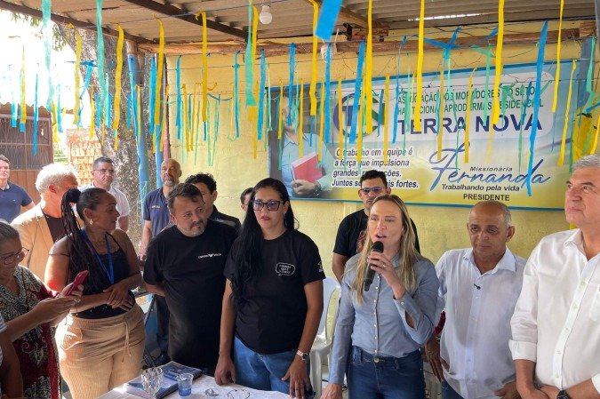 Inauguração do sistema de abastecimento de água do condomínio Terra Nova, no Arapoanga - (crédito: Davi Cruz/CB/D.A Press) Inauguração do sistema de abastecimento de água do condomínio Terra Nova, no Arapoanga - (crédito: Davi Cruz/CB/D.A Press)