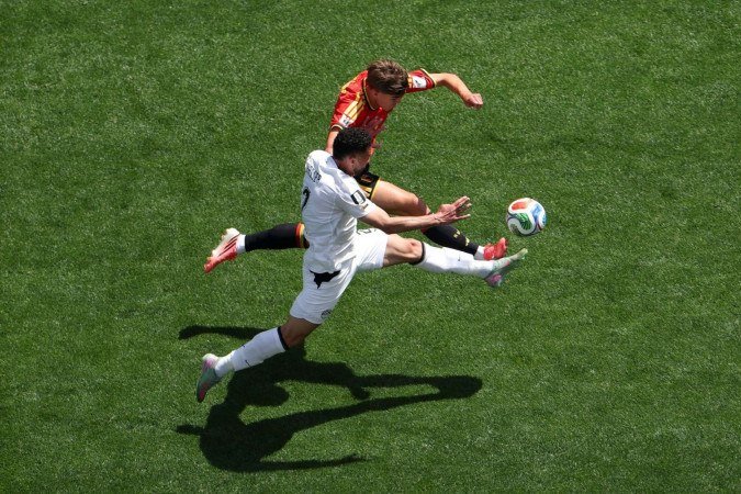 Partida valeu pela primeira rodada do Grupo G - (crédito: EMILEE CHINN / GETTY IMAGES NORTH AMERICA / GETTY IMAGES VIA AFP) Partida valeu pela primeira rodada do Grupo G - (crédito: EMILEE CHINN / GETTY IMAGES NORTH AMERICA / GETTY IMAGES VIA AFP)
