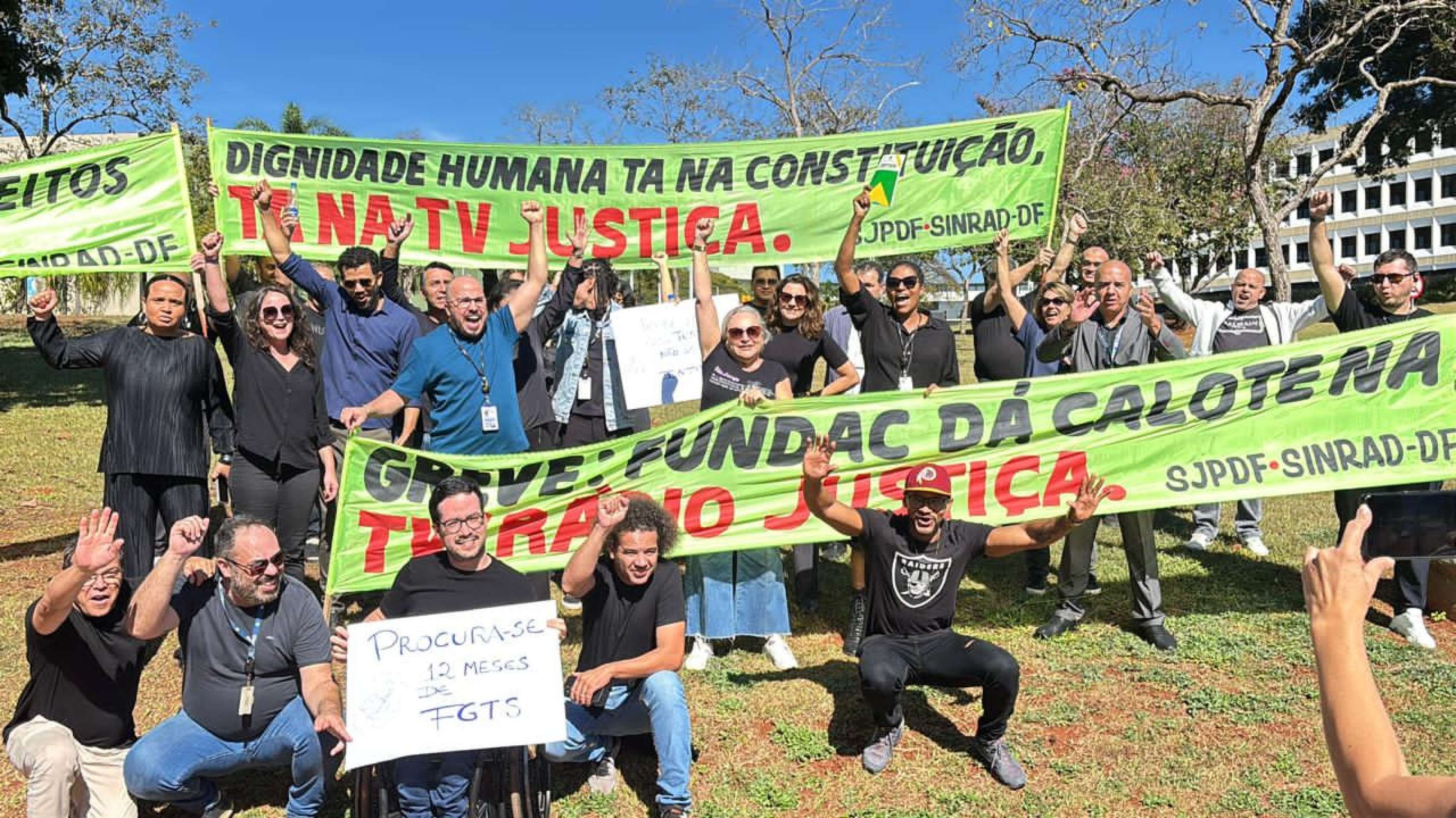 Funcionários da Rádio e TV Justiça iniciam greve e telejornais não vão ao ar