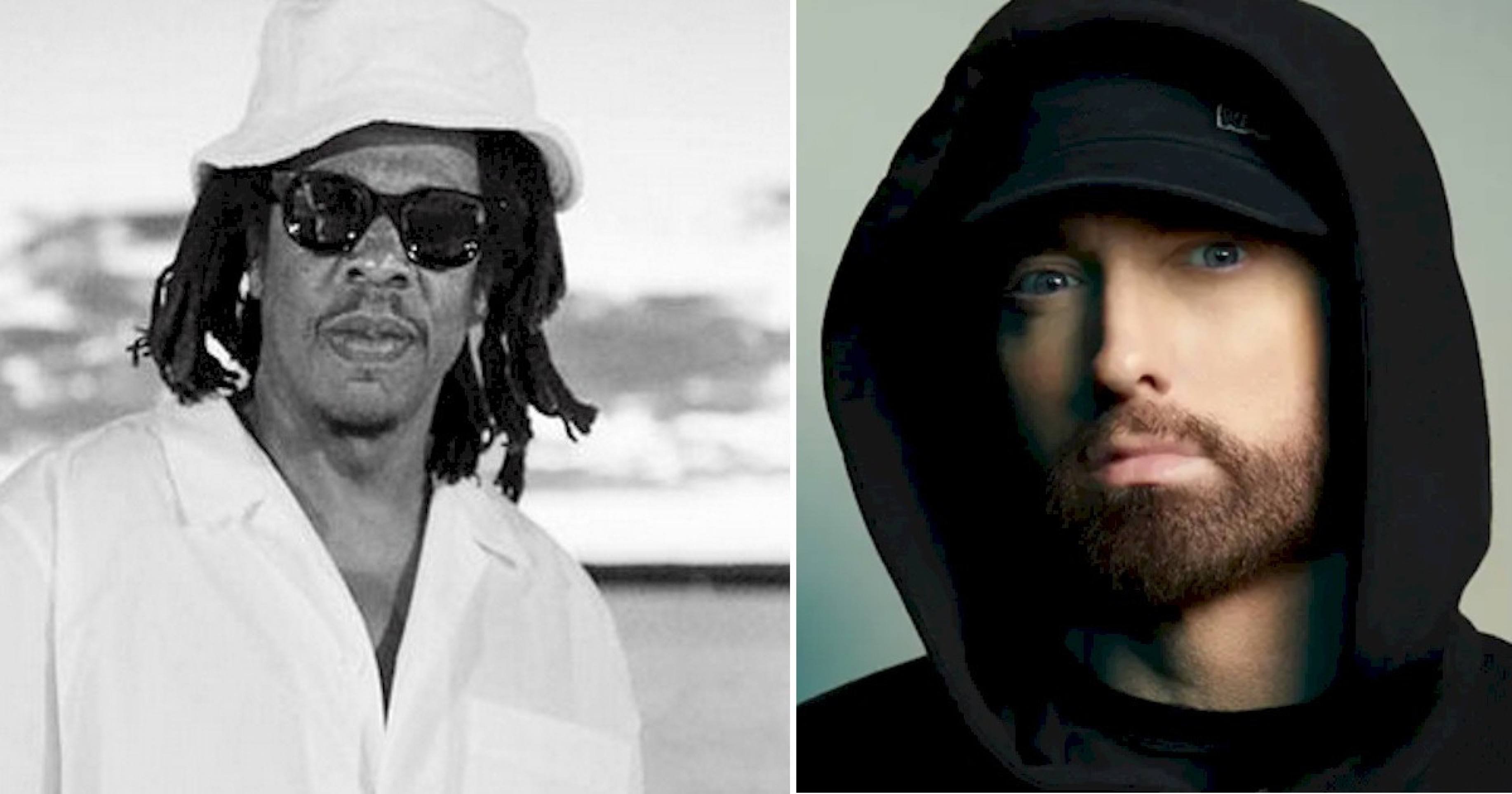  Jay-Z e Eminem recebem créditos na mesma faixa pela 1ª fez em 25 anos