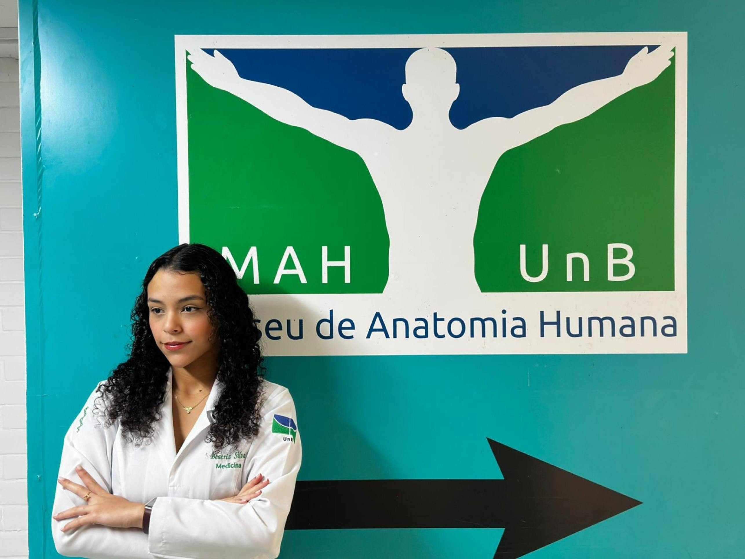 Beatriz, aluna de medicina da UnB