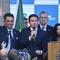 Ciro Nogueira já foi alvo de operação da PF no caso. Contra Hugo Motta, não houve nenhuma diligência -  (crédito: Andressa Anholete/Agência Senado)