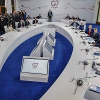 O presidente Lula participou da reunião ampliada do G7, realizada na França -  (crédito: Ricardo Stuckert/PR)