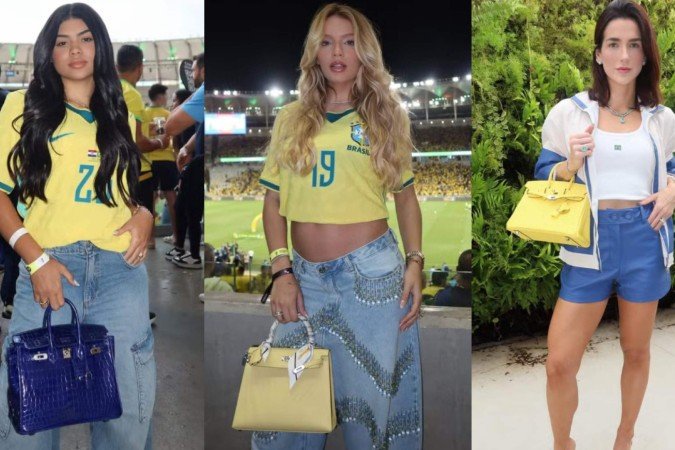 Fifa proíbe bolsas em jogos da Copa e acaba com 'farra' das esposas de jogadores - (crédito: Reprodução/Instagram) Fifa proíbe bolsas em jogos da Copa e acaba com 'farra' das esposas de jogadores - (crédito: Reprodução/Instagram)