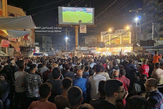 Faixa de Gaza abriga entre 1,6 e 1,7 milhão de refugiados palestinos registrados
- (crédito: Reprodução/X) Faixa de Gaza abriga entre 1,6 e 1,7 milhão de refugiados palestinos registrados
- (crédito: Reprodução/X)