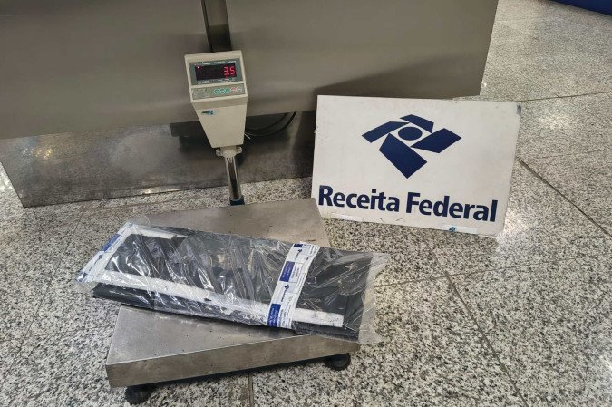 Receita apreende 3,5 kg de metanfetamina no Aeroporto de Brasília