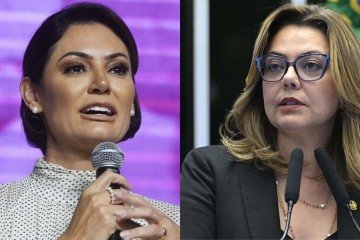Michelle Bolsonaro e Leila do Vôlei lideram corrida ao Senado segundo pesquisa Correio/OPINIÃO Inteligência Política - (crédito: Montagem: Ed Alves/CB e Waldemir Barreto/Agência Senado ) Michelle Bolsonaro e Leila do Vôlei lideram corrida ao Senado segundo pesquisa Correio/OPINIÃO Inteligência Política - (crédito: Montagem: Ed Alves/CB e Waldemir Barreto/Agência Senado )