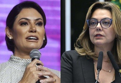 Michelle Bolsonaro e Leila do Vôlei lideram corrida ao Senado segundo pesquisa Correio/OPINIÃO Inteligência Política -  (crédito: Montagem: Ed Alves/CB e Waldemir Barreto/Agência Senado )
