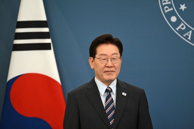 Presidente da Coreia do Sul pediu a Trump que o ajude a alcançar a paz com a Coreia do Norte - (crédito: ANDREAS SOLARO / AFP) Presidente da Coreia do Sul pediu a Trump que o ajude a alcançar a paz com a Coreia do Norte - (crédito: ANDREAS SOLARO / AFP)