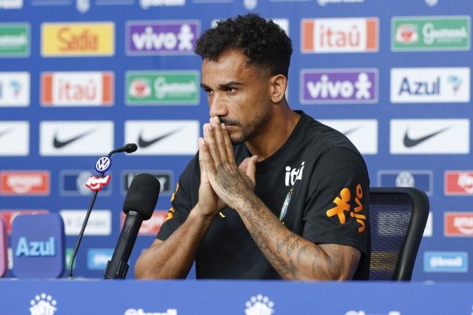Danilo, lateral da Seleção Brasileira de futebol -  (crédito: CBF/Divulgação)
