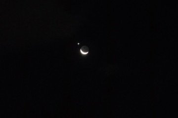 Vênus é o astro mais brilhante - (crédito: Foto: Durval Neto; Itaboraí RJ) Vênus é o astro mais brilhante - (crédito: Foto: Durval Neto; Itaboraí RJ)