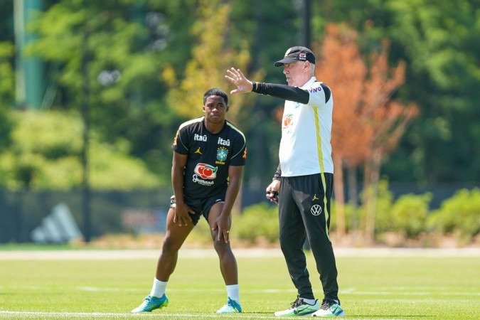 Ancelotti sobre Endrick: 