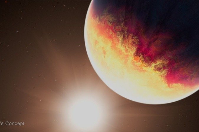 O planeta gasoso tem cerca de quatro vezes a massa de Júpiter e vive por um dos percursos mais extremos do espaço - (crédito: Divulgação/NASA) O planeta gasoso tem cerca de quatro vezes a massa de Júpiter e vive por um dos percursos mais extremos do espaço - (crédito: Divulgação/NASA)