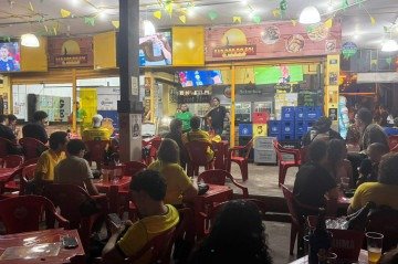 "Bar P&ocirc;r do Sol" espera repetir feito da estreia brasileira e conta com alto p&uacute;blico -  (crédito: Rafael Lins/CB)