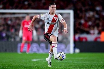 Galoppo em ação com a camisa do River Plate - (crédito: Foto: Marcelo Endelli/Getty Images) Galoppo em ação com a camisa do River Plate - (crédito: Foto: Marcelo Endelli/Getty Images)