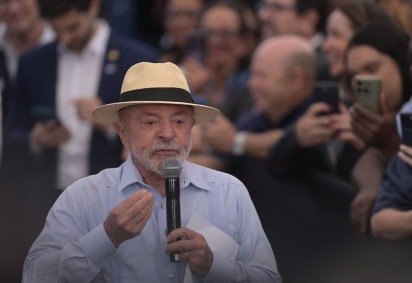 O presidente brasileiro ainda reiterou a continuidade na ajuda humanitária para a reconstrução da Venezuela -  (crédito: Leandro Couri/EM/D.A.Press) -O presidente brasileiro ainda reiterou a continuidade na ajuda humanitária para a reconstrução da Venezuela -  (crédito: Leandro Couri/EM/D.A.Press)