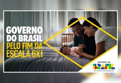 Campanha do governo defende fim da escala 6&times;1, projeto ainda em tramita&ccedil;&atilde;o no Congresso  -  (crédito: Reprodu&ccedil;&atilde;o/Internet) -Campanha do governo defende fim da escala 6&times;1, projeto ainda em tramita&ccedil;&atilde;o no Congresso  -  (crédito: Reprodu&ccedil;&atilde;o/Internet)