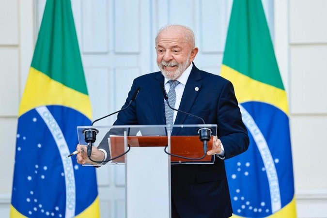 O comentário surgiu no momento em que o líder petista mencionava exemplos de destaque no esporte nacional e fazia referência à trajetória de Marta - (crédito: Ricardo Stuckert/PR) O comentário surgiu no momento em que o líder petista mencionava exemplos de destaque no esporte nacional e fazia referência à trajetória de Marta - (crédito: Ricardo Stuckert/PR)