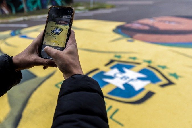 Brasil na Copa - (crédito: PEDRO H. TESCH / AFP) Brasil na Copa - (crédito: PEDRO H. TESCH / AFP)