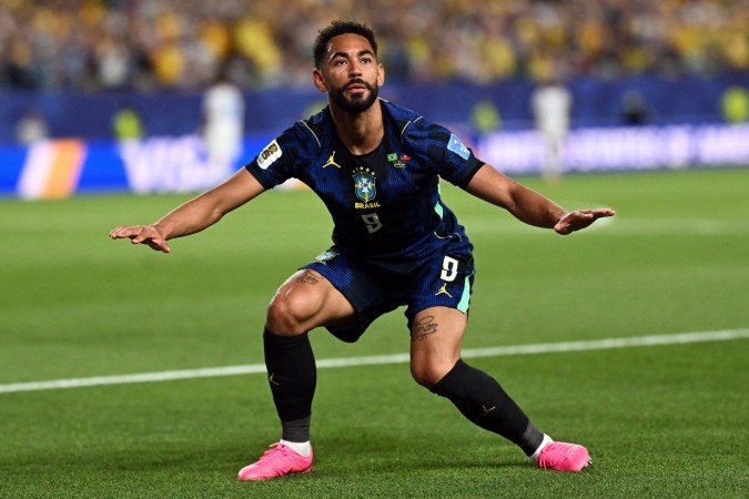 Matheus Cunha garantiu a liderança da seleção brasileira no grupo C com dois gols contra a seleção haitiana - (crédito: AFP) Matheus Cunha garantiu a liderança da seleção brasileira no grupo C com dois gols contra a seleção haitiana - (crédito: AFP)