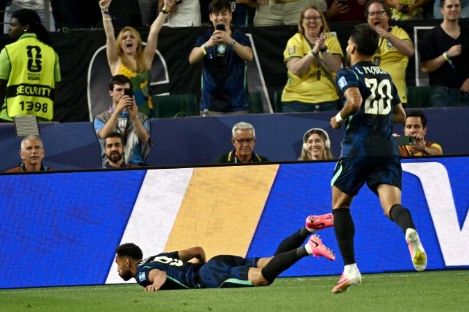 Brasil x Haiti, pela segunda rodada da fase de grupos da Copa do Mundo             