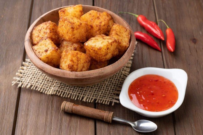 Dadinho de tapioca assado (Imagem: Odu Mazza | Shutterstock) - (crédito: EdiCase) Dadinho de tapioca assado (Imagem: Odu Mazza | Shutterstock) - (crédito: EdiCase)