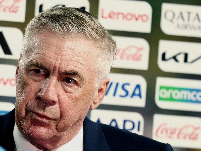 Carlo Ancelotti  -  (crédito: CHARLY TRIBALLEAU / AFP)