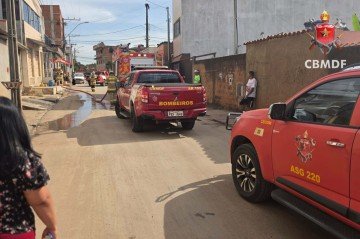 A prisão do suspeito foi feita no Condomínio Versalles, em Sobradinho II - (crédito: Divulgação/ CBMDF) A prisão do suspeito foi feita no Condomínio Versalles, em Sobradinho II - (crédito: Divulgação/ CBMDF)