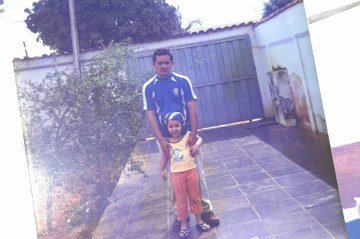 Aos 3 anos, quando a Seleção conquistou o penta: uma das minhas fotos preferidas  -  (crédito: Arquivo pessoal)