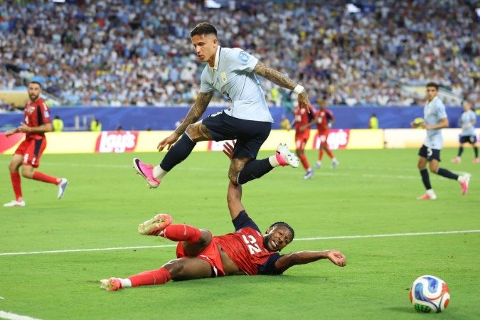 Cabo Verde contra Uruguai - Copa do Mundo 2026 - (crédito: PATRICIA DE MELO MOREIRA / AFP) Cabo Verde contra Uruguai - Copa do Mundo 2026 - (crédito: PATRICIA DE MELO MOREIRA / AFP)