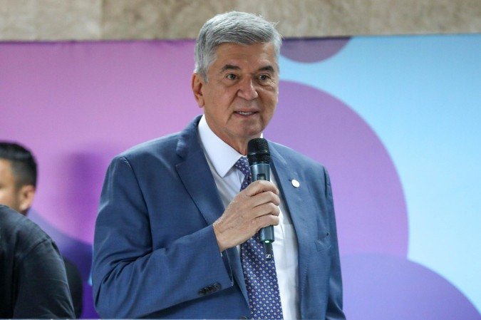 O presidente da Caesb anunciou a nova plataforma durante evento no Pal&aacute;cio do Buriti