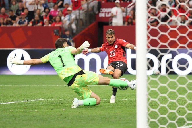 O Egito construiu a vitória com eficiência ao longo da partida - (crédito: Getty Images via AFP) O Egito construiu a vitória com eficiência ao longo da partida - (crédito: Getty Images via AFP)