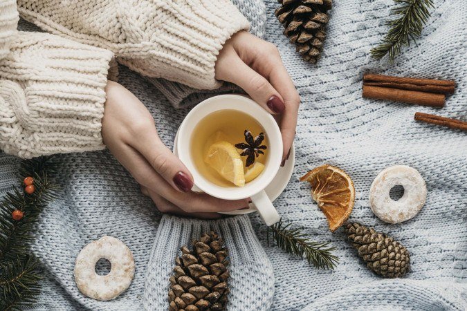 Chá no inverno - (crédito: Freepik) Chá no inverno - (crédito: Freepik)