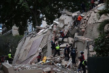 Terremoto na Venezuela -  (crédito: Juan BARRETO / AFP)