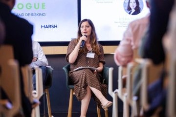 Piera Tortora, coordenadora da iniciativa Oceano Sustentável para Todos e da Organização para a Cooperação e Desenvolvimento Econômico -  (crédito: Divulgação/cnseg)