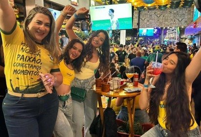 No Responsa, amigas se reuniram para matar a saudade -  (crédito: Paulo Gontijo/ CB/D.A.Press)