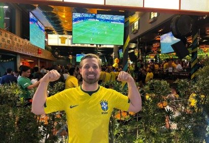 Marcelo Krause adiou volta para Minas Gerais para acompanhar jogo do Brasil -  (crédito: Paulo Gontijo) -Marcelo Krause adiou volta para Minas Gerais para acompanhar jogo do Brasil -  (crédito: Paulo Gontijo)