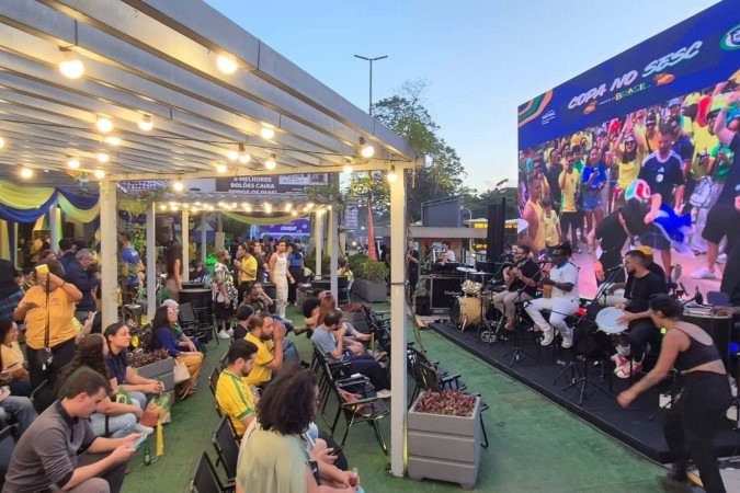 O Sesc da 504 Sul preparou uma festa no espaço