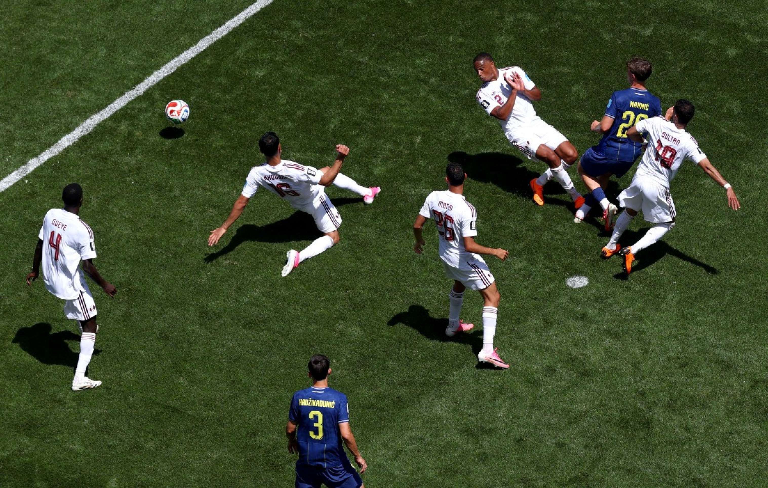 Jogo da B&oacute;snia e Herzegovina contra Catar