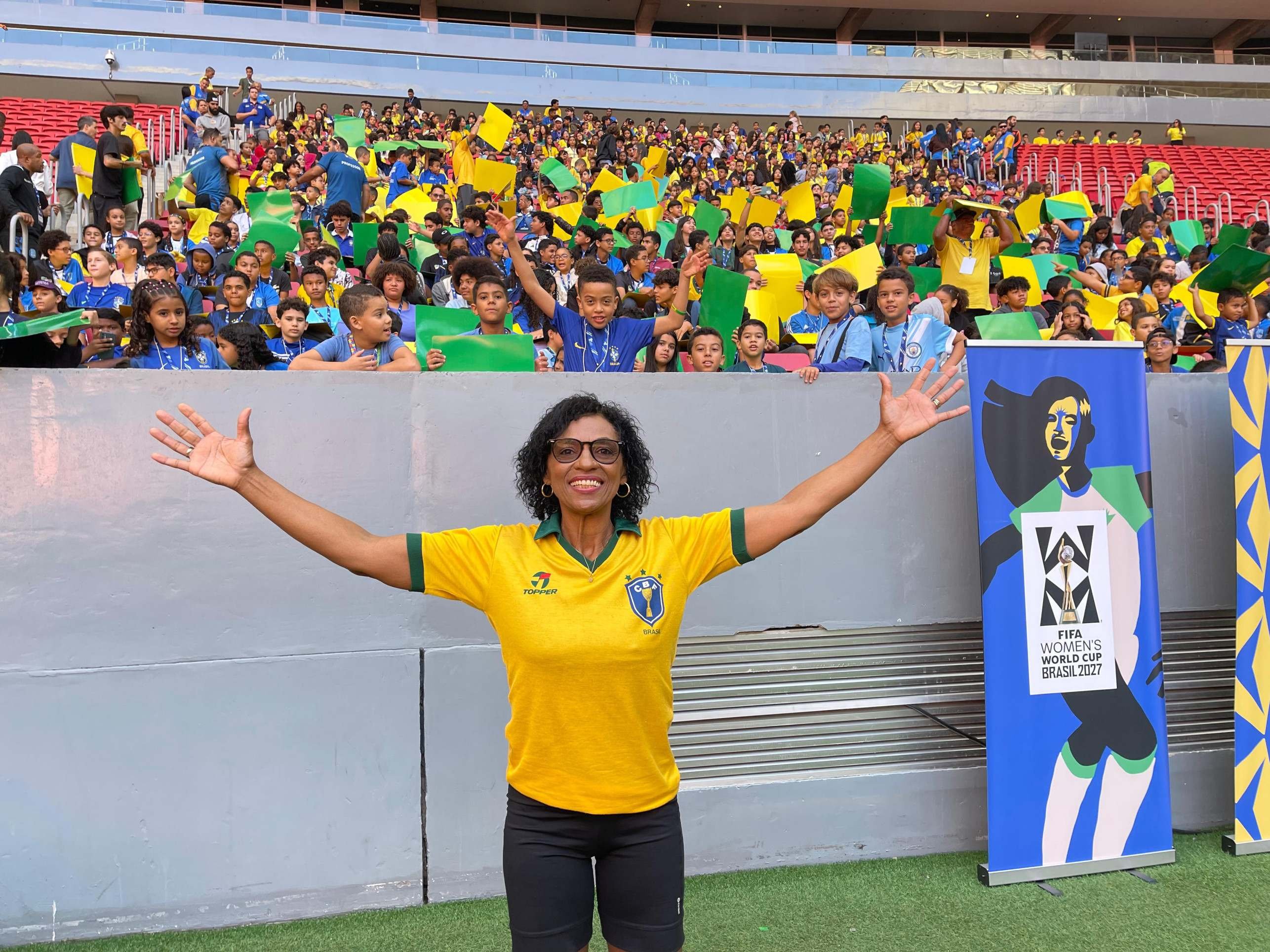 DF inicia regressiva para a Copa do Mundo Feminina com ação no Mané Garrincha
