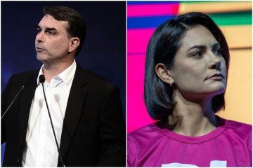 Texto de Flávio foi divulgado após Michelle publicar vídeos em que diz ter sido maltratada e humilhada -  (crédito: Minervino Júnior/CB/D.A Press e Divulgação/PL)