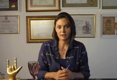 A presidente do PL Mulher, Michelle Bolsonaro, deu declara&ccedil;&otilde;es sobre Fl&aacute;vio Bolsonaro: "foi muito r&iacute;spido, me desrespeitou e me tratou mal ao telefone" -  (crédito: Reprodução/Instagram)