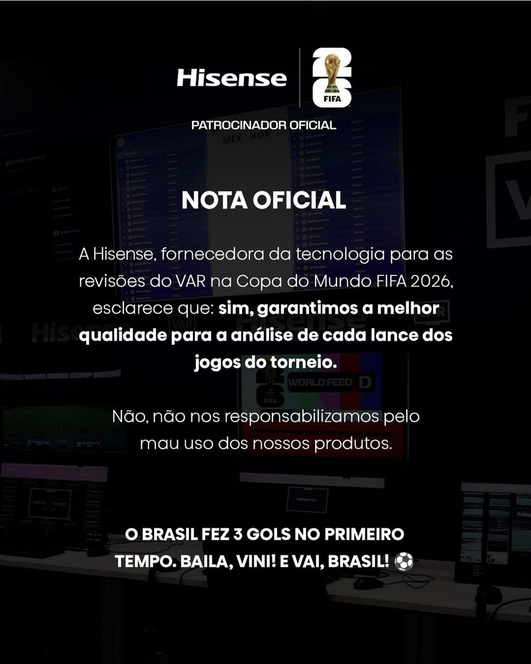 Nota da Hisense br