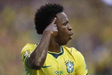 Vini Jr sobe no ranking da Fifa e já aparece entre os quatro melhores atacantes da Copa -  (crédito: Foto: Rafael Ribeiro / CBF)
