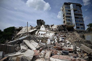 Os terremotos ocorreram na noite de quarta-feira (24/6)  -  (crédito: Federico PARRA/AFP via Getty Images)