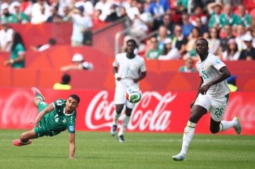 Sem pena, Senegal goleia Iraque e fica perto de vaga na Copa do Mundo
       -  (crédito: Cole Burston / AFP)